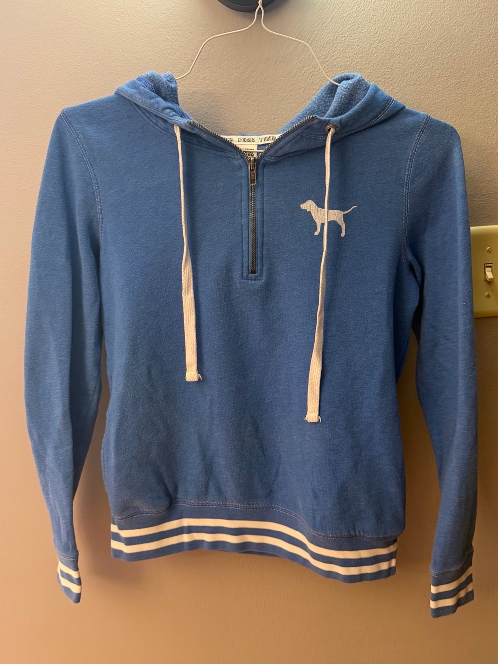 Victoria’s Secret Pink Quarter Zip Hoodie